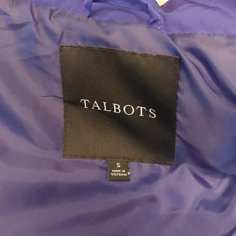 Talbots size S women's down vest